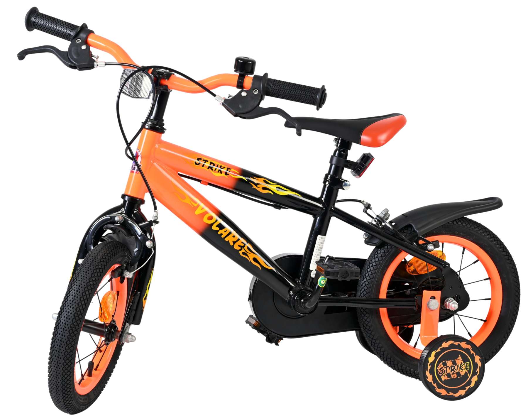 volare-strike-kinderfahrrad-12-zoll-orange-2-handbremsen image 8