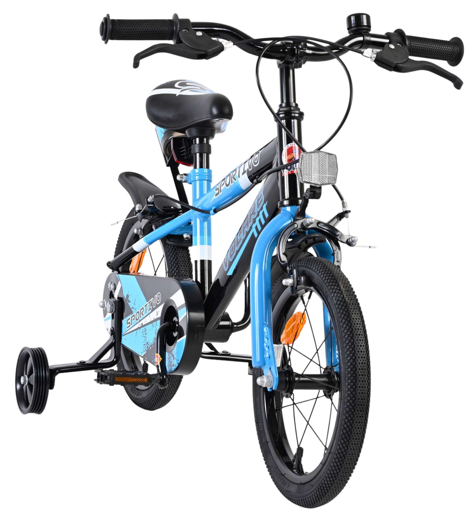 volare-sportivo-14-zoll-kinderfahrrad-blau-jungen-trinkflasche image 5