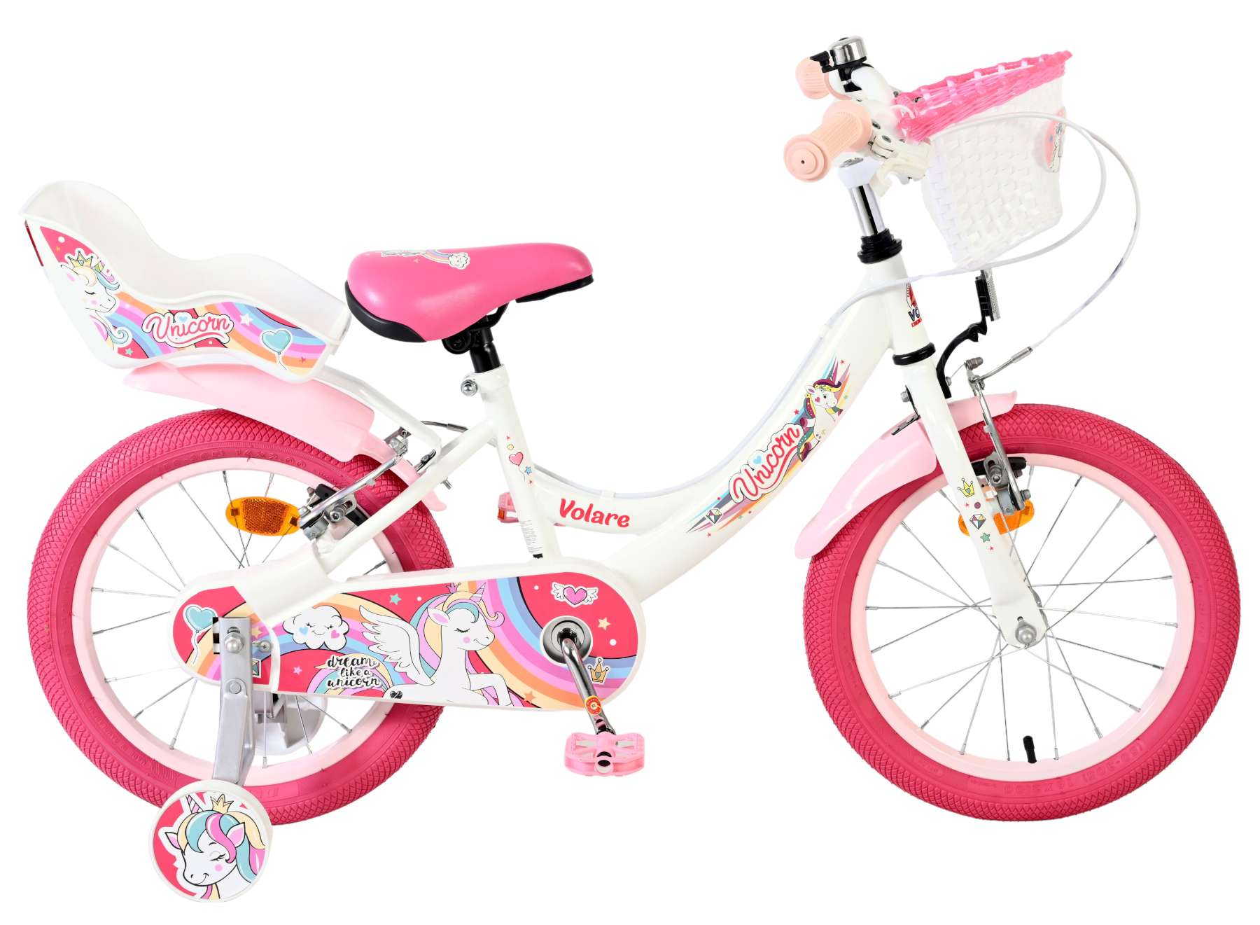 volare-unicorn-16-zoll-m-dchenfahrrad-wei-st-tzr-der image 1
