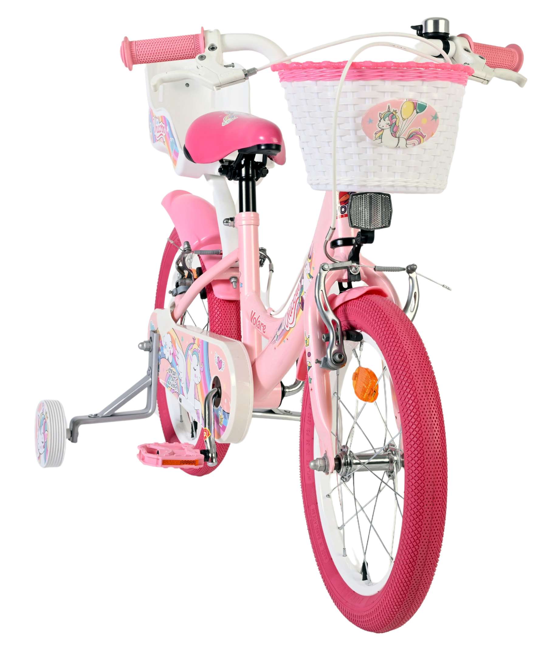 volare-unicorn-kinderfahrrad-16-zoll-rosa-m-dchen-korb image 5