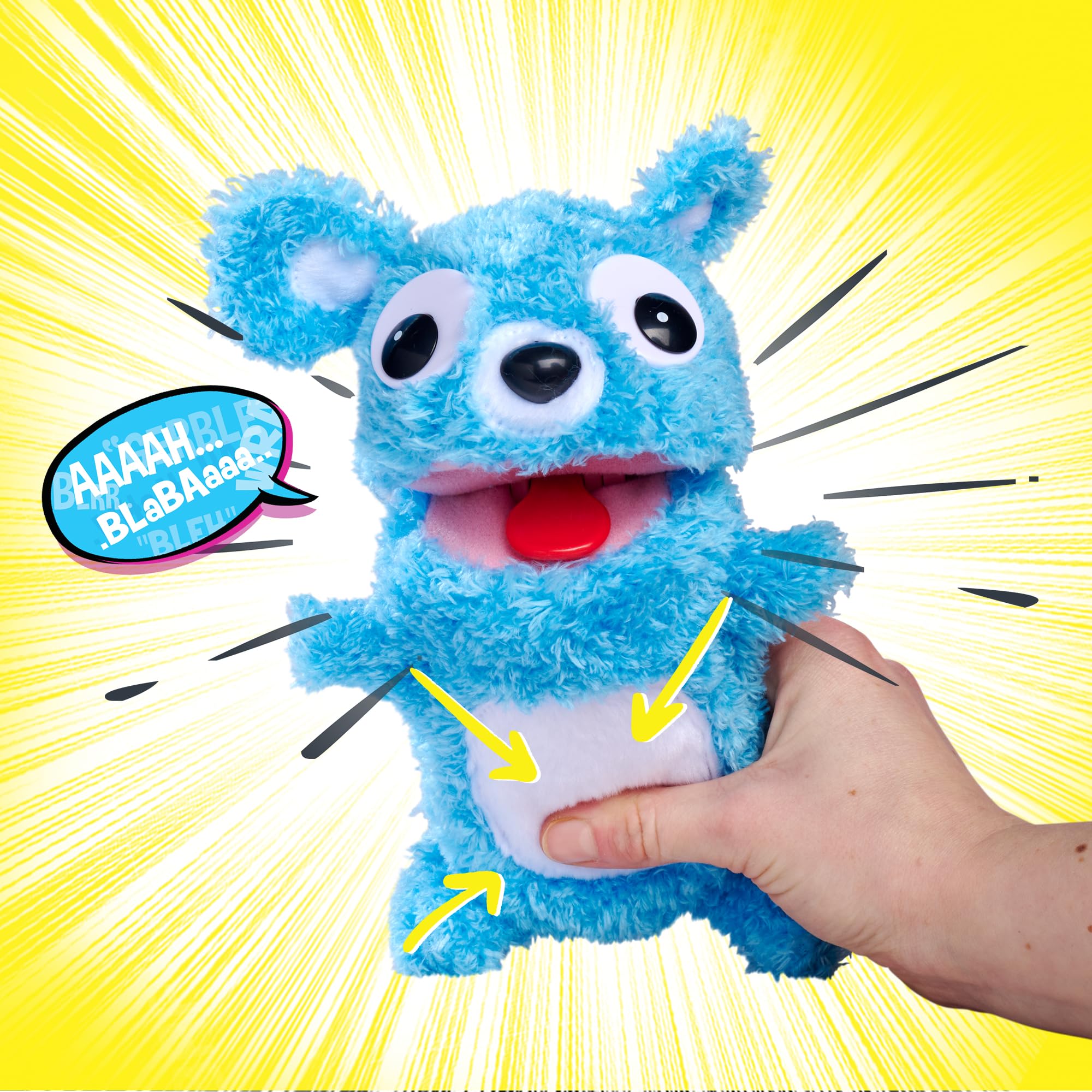 simba-pet-zoo-screamerz-b-r-babbling-bear-30cm-blau-sound image 4