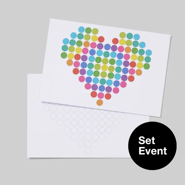 dot-on-diy-postkarten-set-f-r-events-100-st-ck-herz image 1