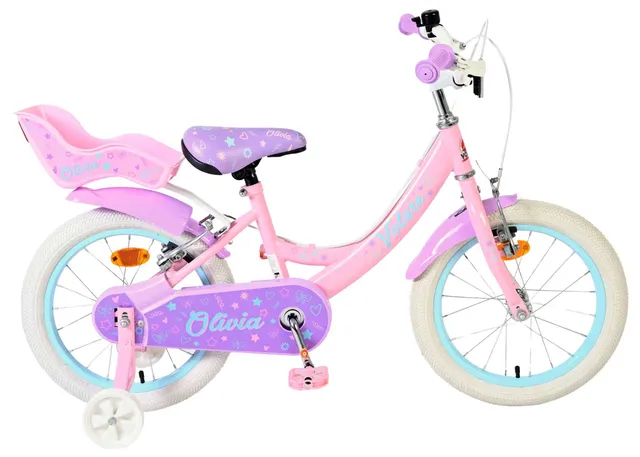 volare-olivia-16-zoll-kinderfahrrad-rosa-m-dchen-handbremsen image 1