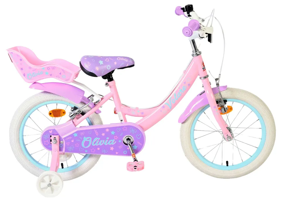 volare-olivia-16-zoll-kinderfahrrad-rosa-m-dchen-handbremsen image 1
