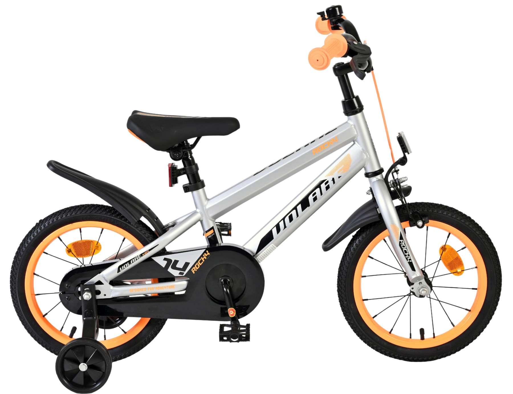 volare-rocky-14-zoll-kinderfahrrad-jungen-grau-st-tzr-der image 1