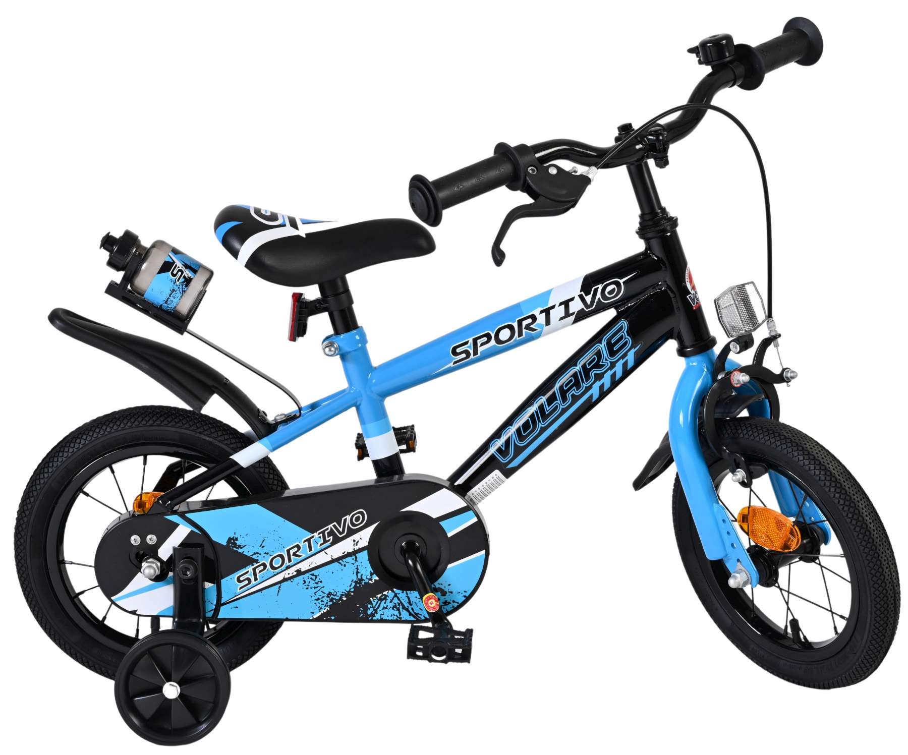 volare-sportivo-kinderfahrrad-12-zoll-blau-trinkflasche image 2