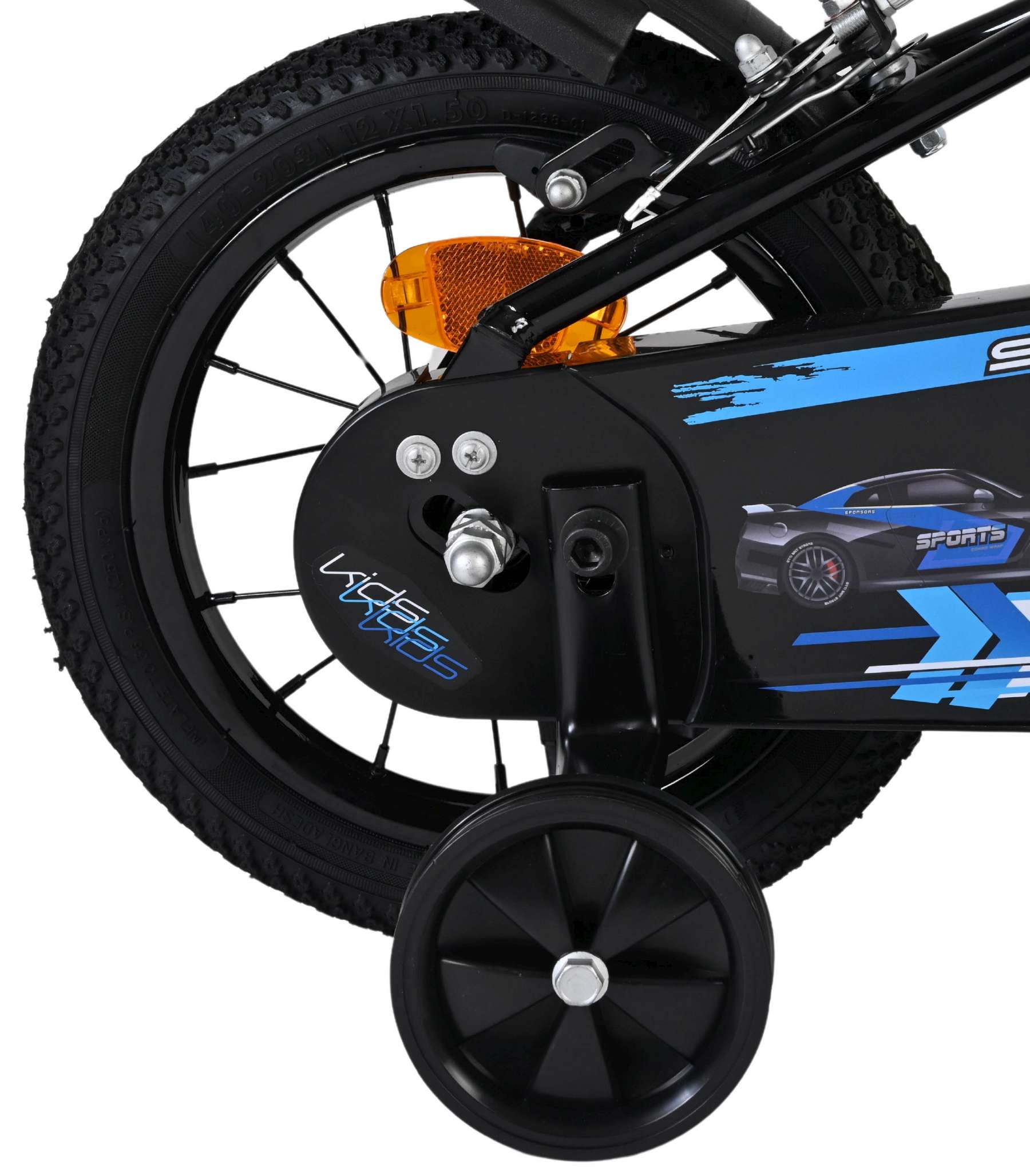 volare-super-gt-12-zoll-kinderfahrrad-blau-jungen-handbremsen image 2