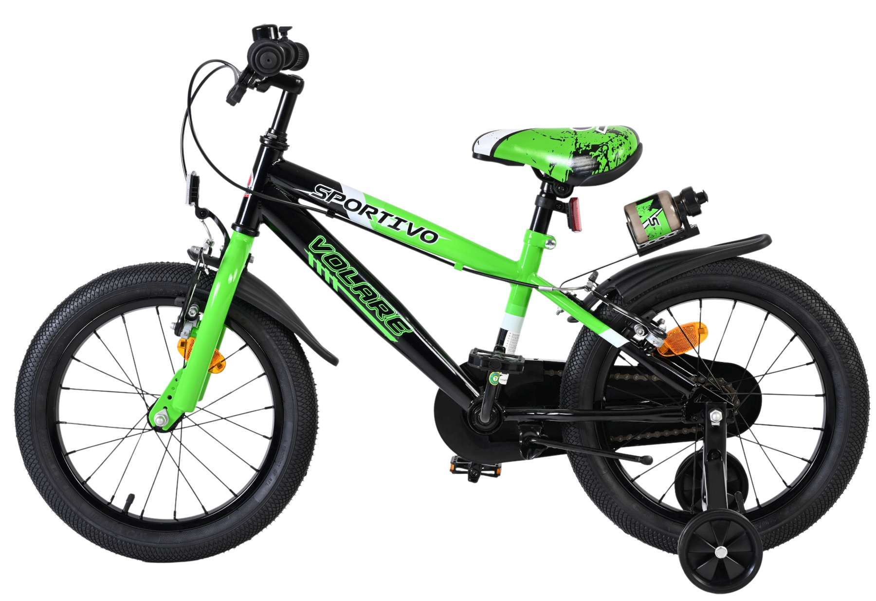 volare-sportivo-16-zoll-jungenfahrrad-gr-n-mit-handbremsen image 7