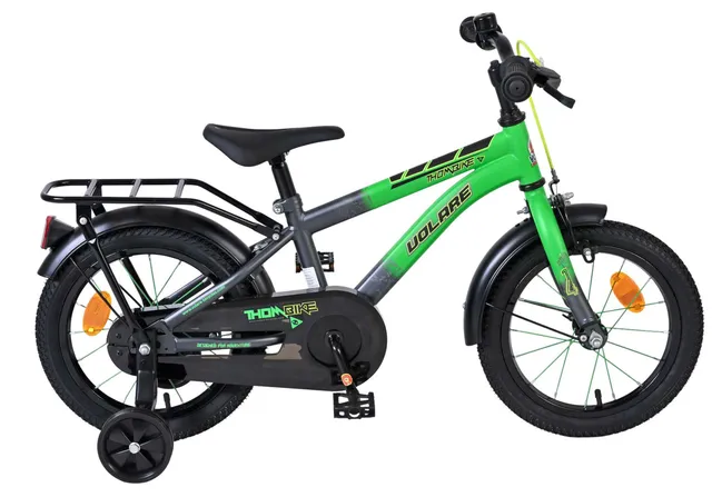 volare-thombike-14-zoll-kinderfahrrad-jungen-gr-n-grau-r-cktritt image 1