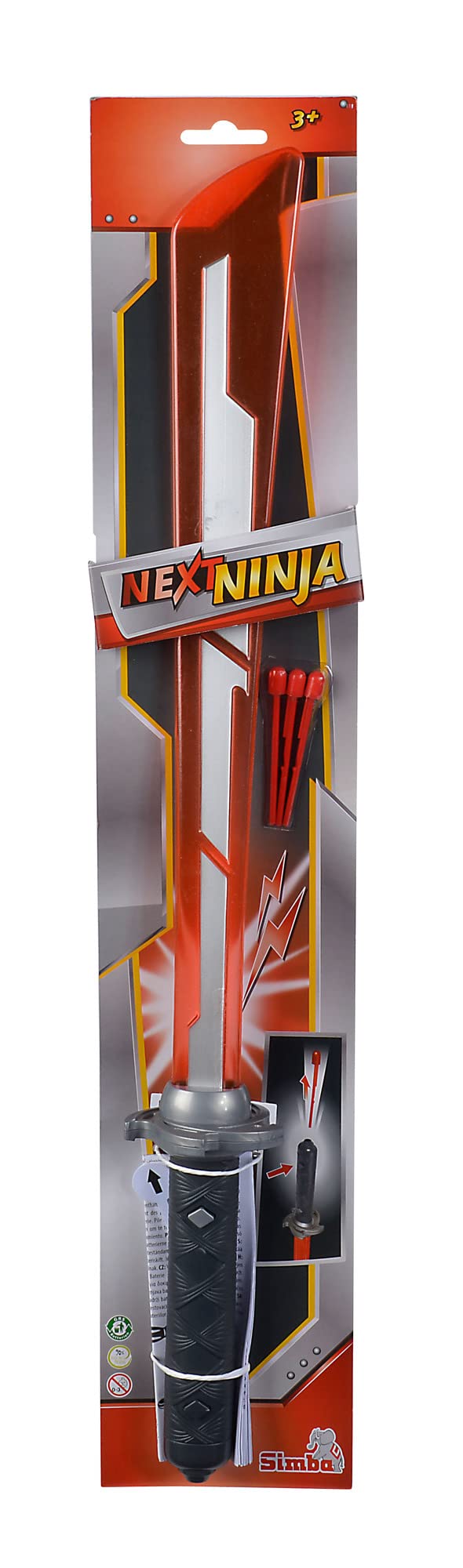 simba-planet-fighter-next-ninja-schwert-60cm-rot-mit-licht image 4