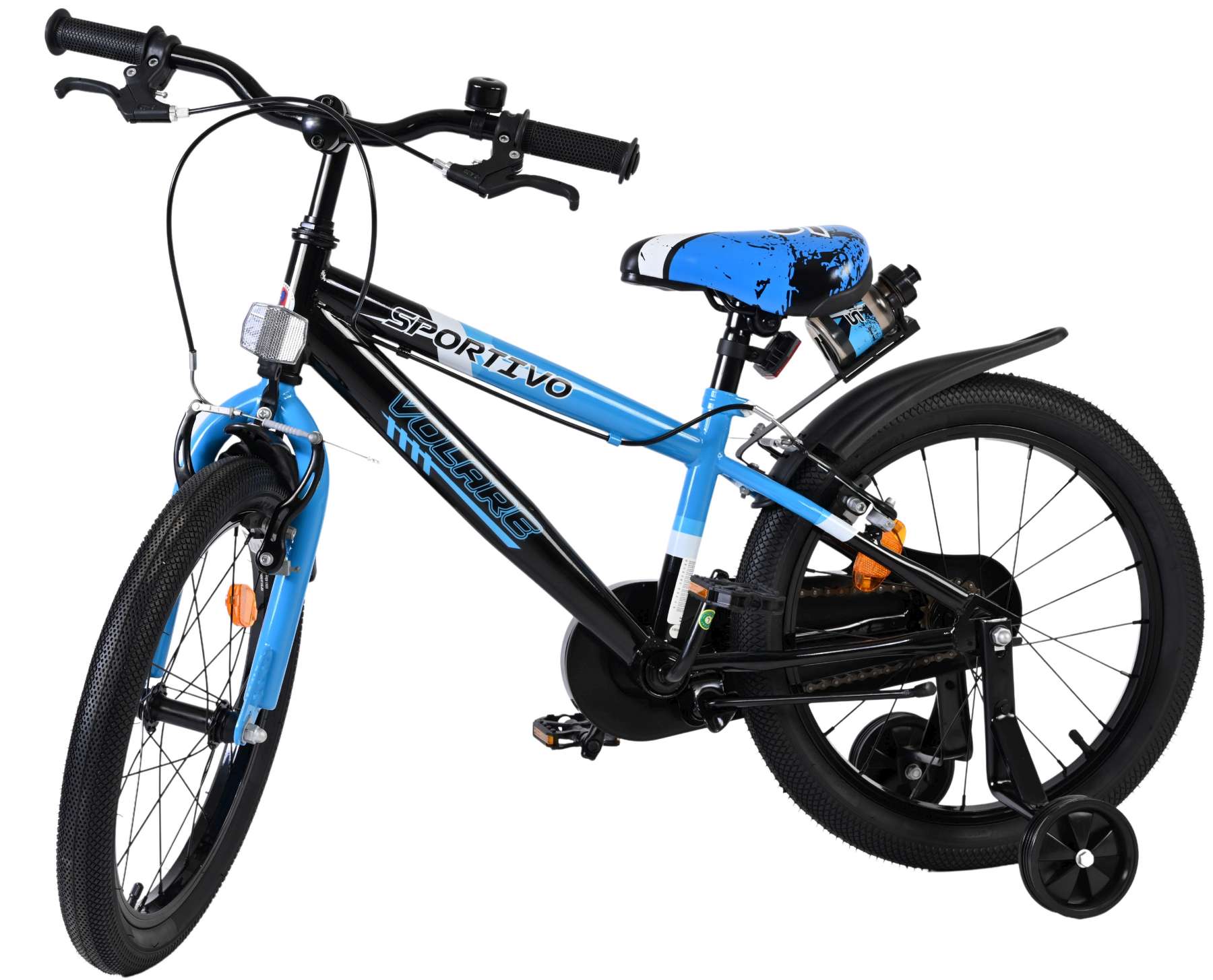 volare-sportivo-18-zoll-kinderfahrrad-blau-zwei-handbremsen image 8