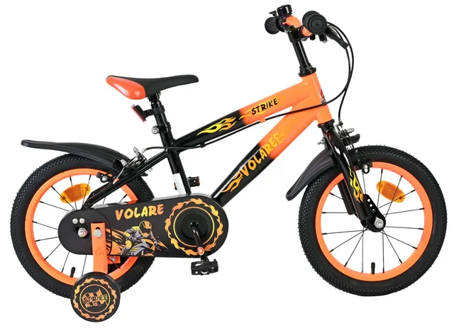 volare-strike-kinderfahrrad-14-zoll-orange-2-handbremsen image 1