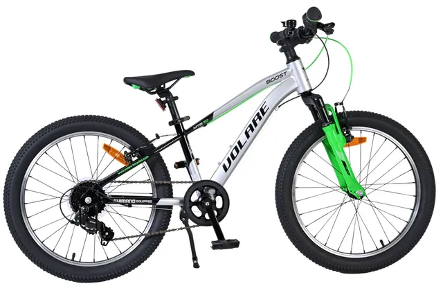volare-boost-20-zoll-kinderfahrrad-silber-gr-n-7-g-nge image 1