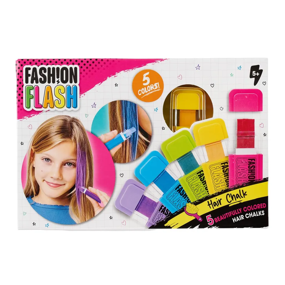 simba-fashion-flash-haarkreide-set-5-farben-auswaschbar-ab-5-jahren image 1