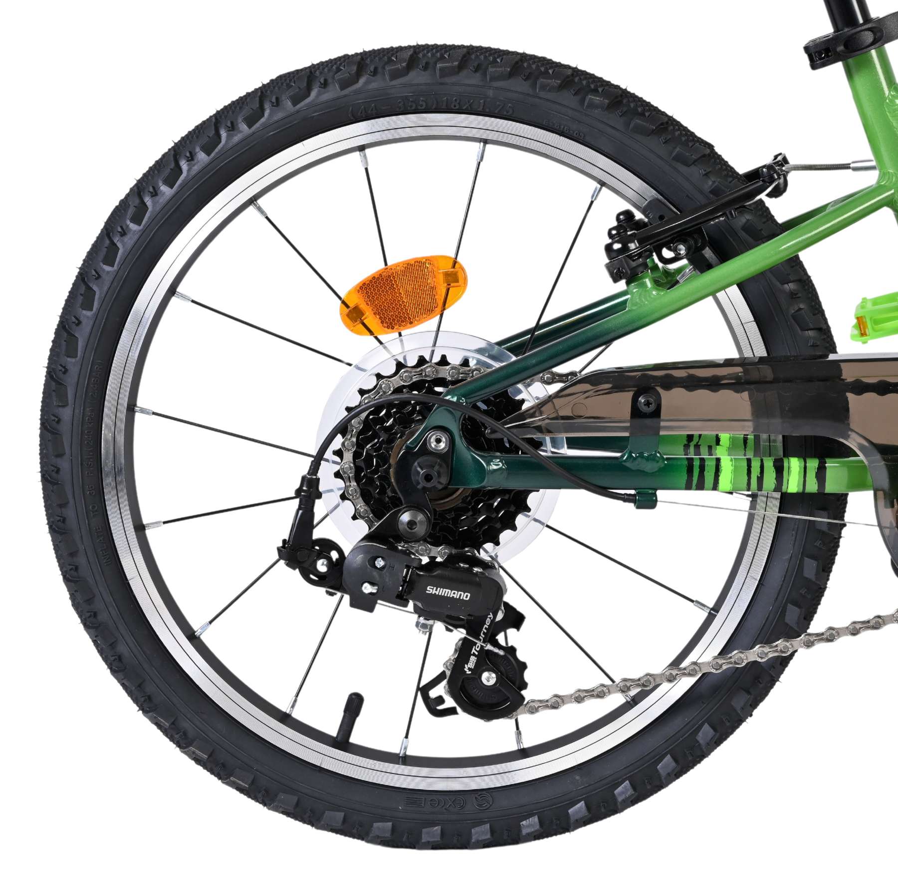 volare-venom-18-zoll-kinderfahrrad-gr-n-6-g-nge image 2