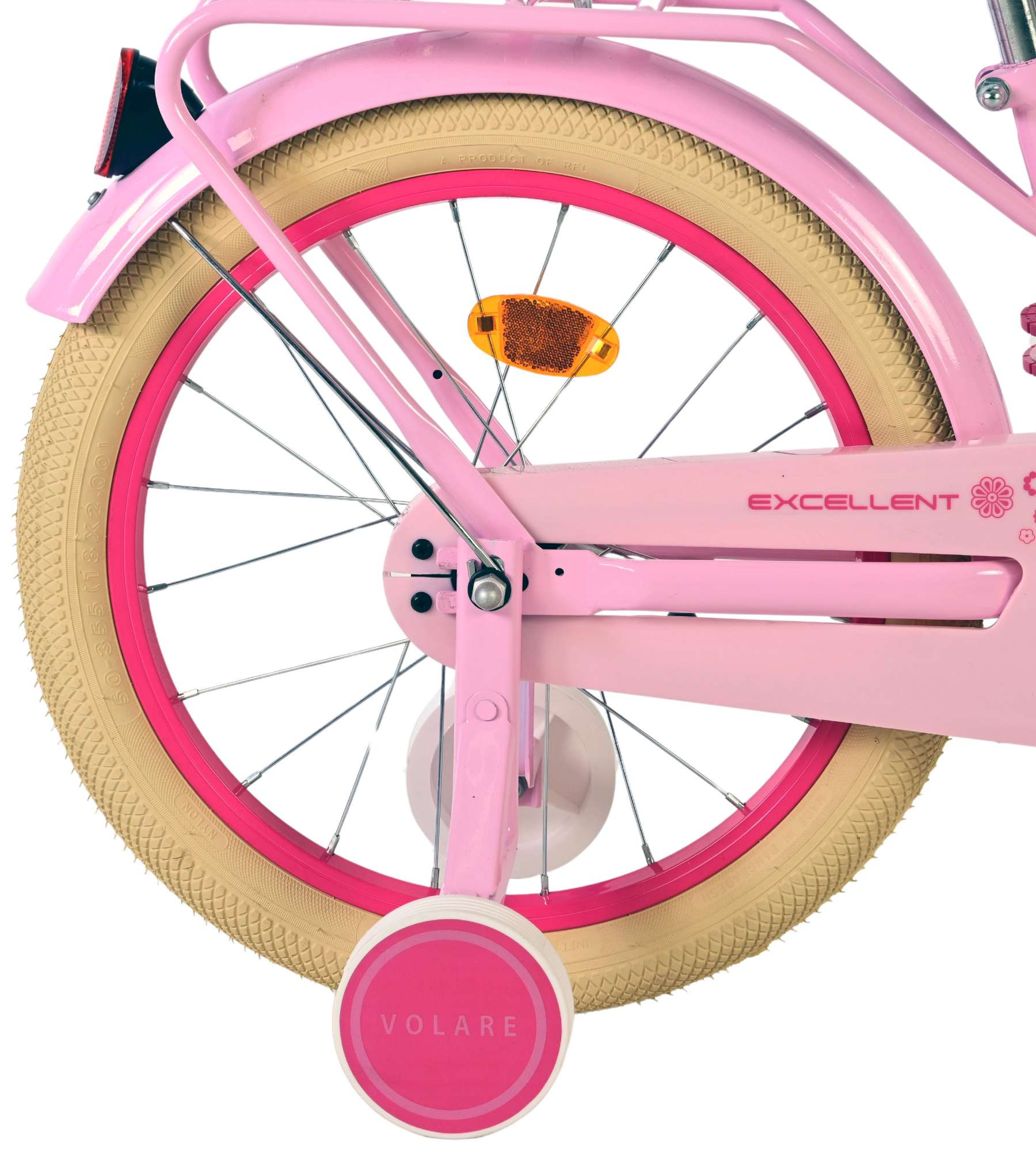 volare-excellent-kinderfahrrad-18-zoll-rosa-st-tzr-der image 2