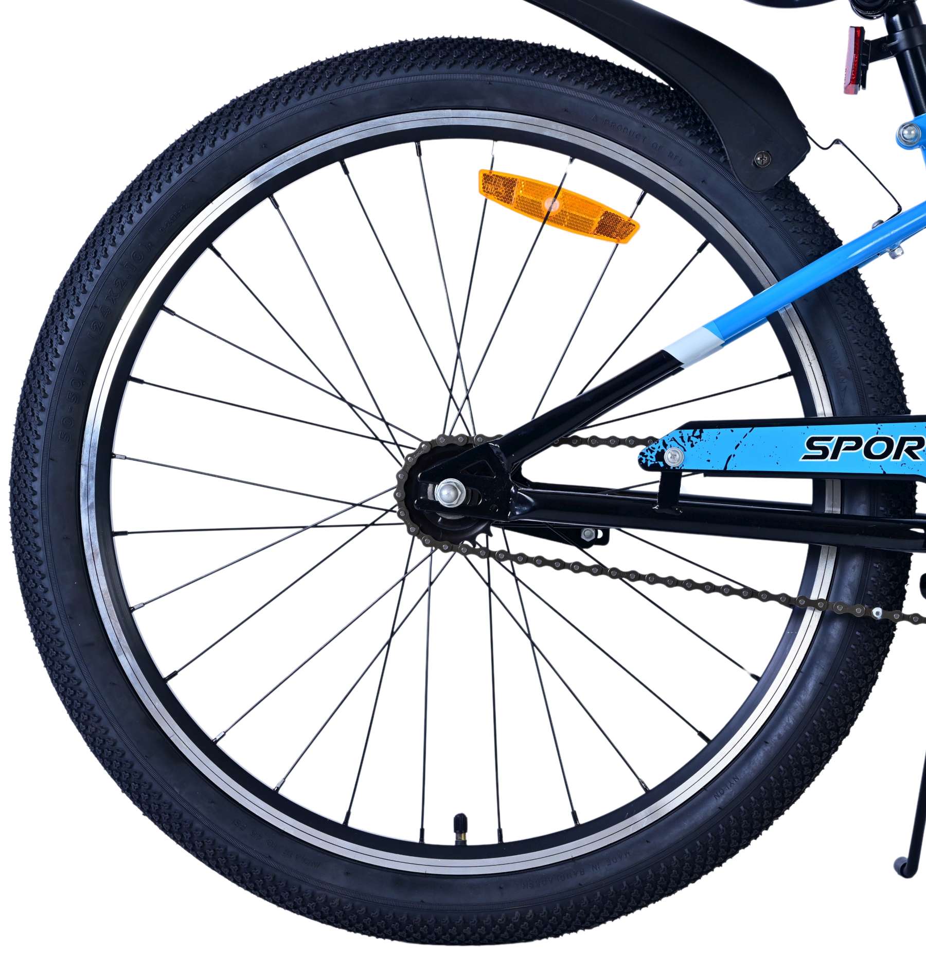 volare-sportivo-jungenfahrrad-schwarz-blau-24-zoll image 2
