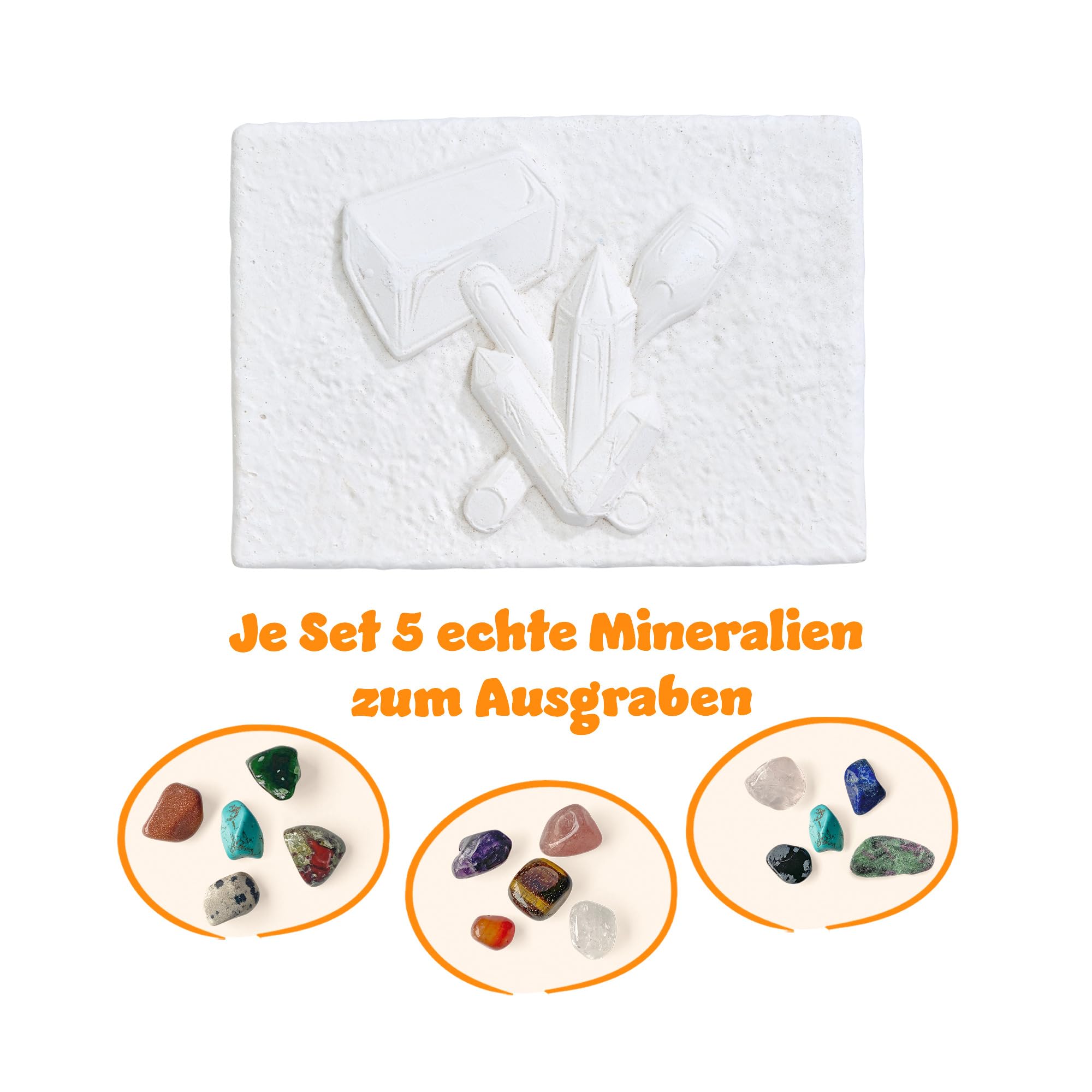 simba-scout-mineralien-ausgrabungsset-5-steine-mit-lupe image 3