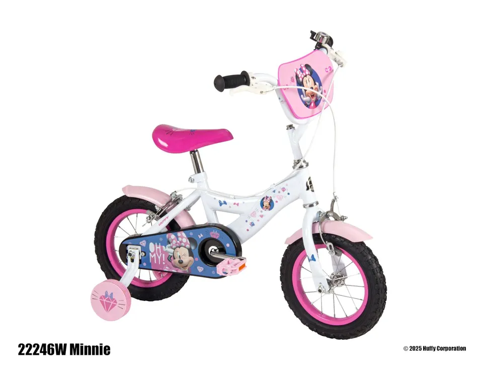 volare-disney-minnie-kinderfahrrad-12-zoll-wei-rosa image 1