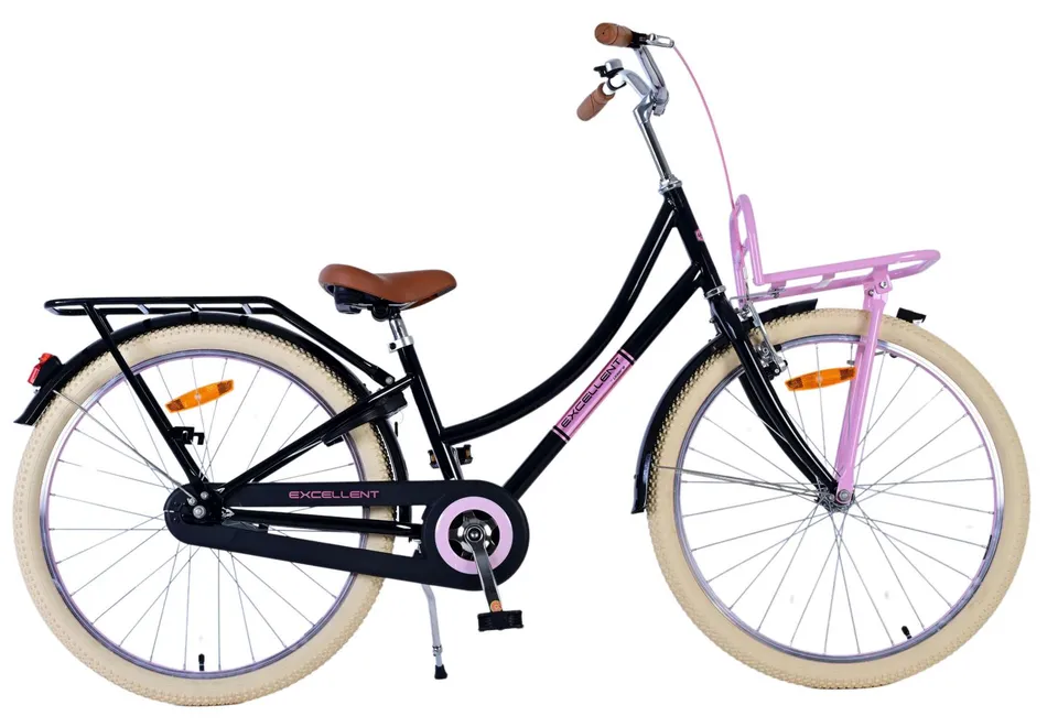 volare-excellent-kinderfahrrad-24-zoll-schwarz-m-dchen-licht image 1