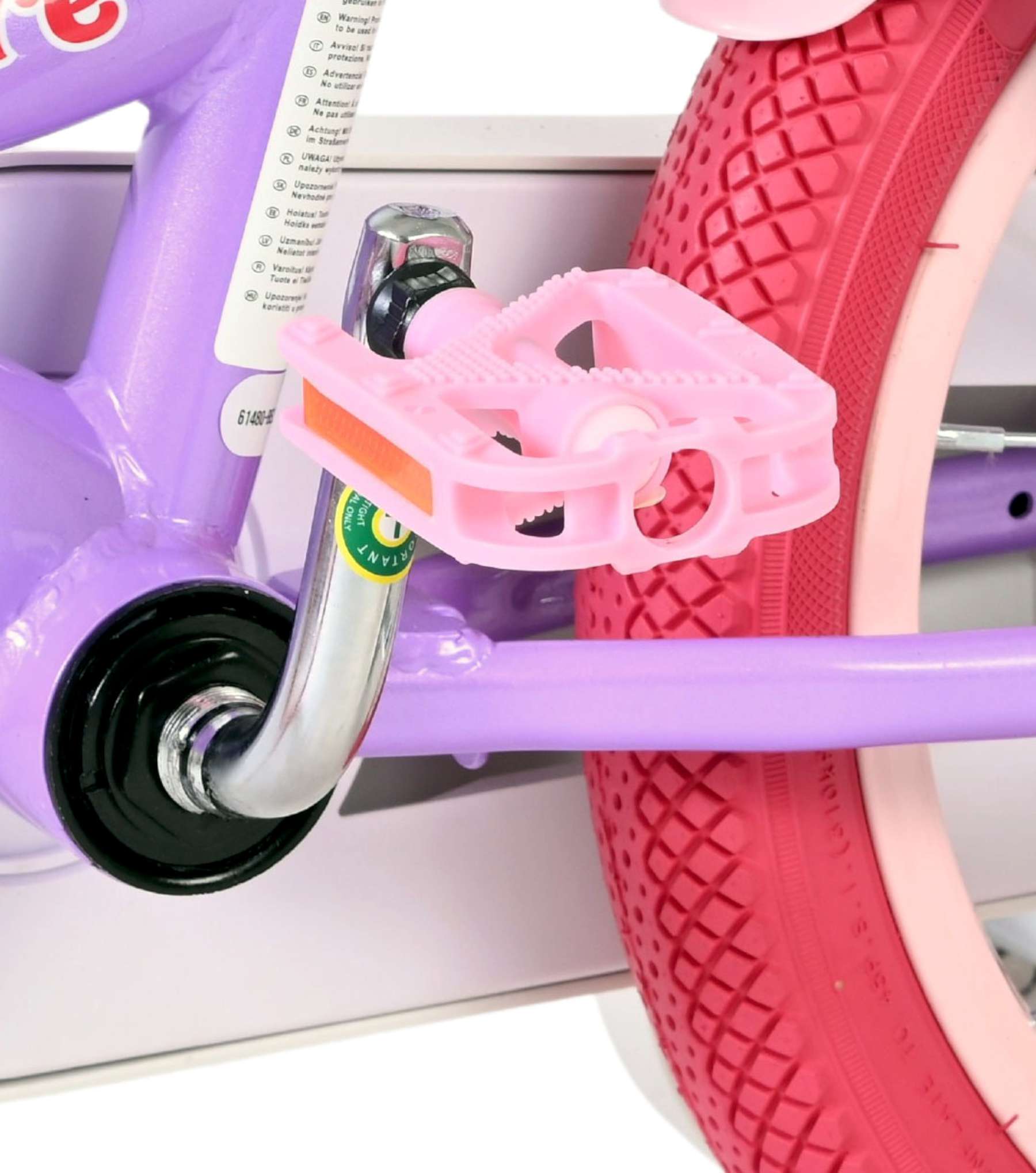 volare-unicorn-14-zoll-kinderfahrrad-lila-mit-handbremsen image 8
