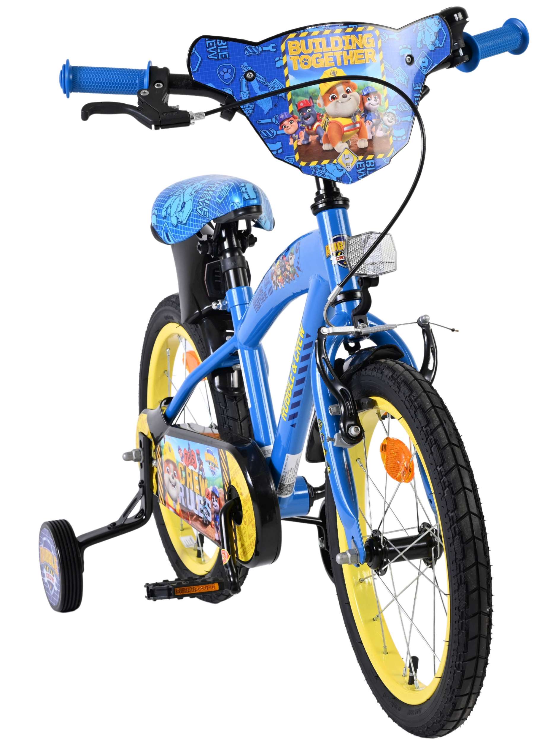 volare-paw-patrol-rubble-crew-16-zoll-kinderfahrrad-blau image 6