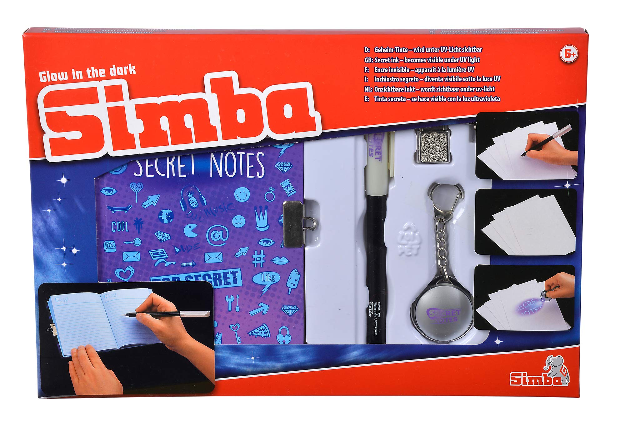 simba-art-fun-secret-notes-tagebuch-mit-schloss-wei image 3