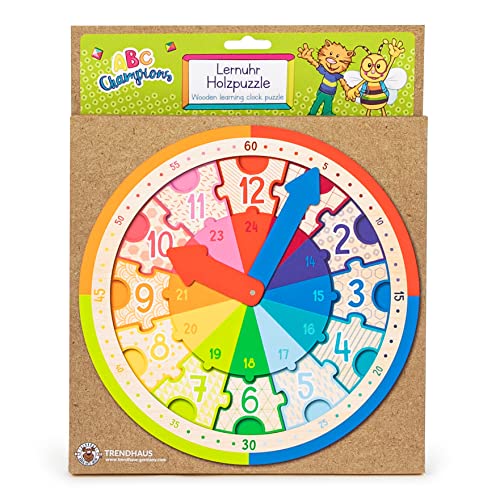 trendhaus-abc-champions-956491-lernuhr-holz-mit-puzzle-ab-5-jahren image 7