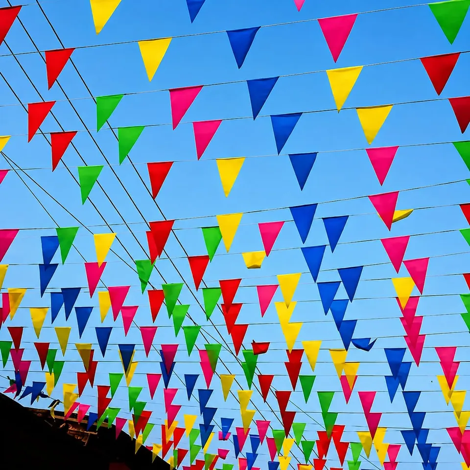 festifun-wimpelkette-stoff-girlande-bunt-100m-1x image 1