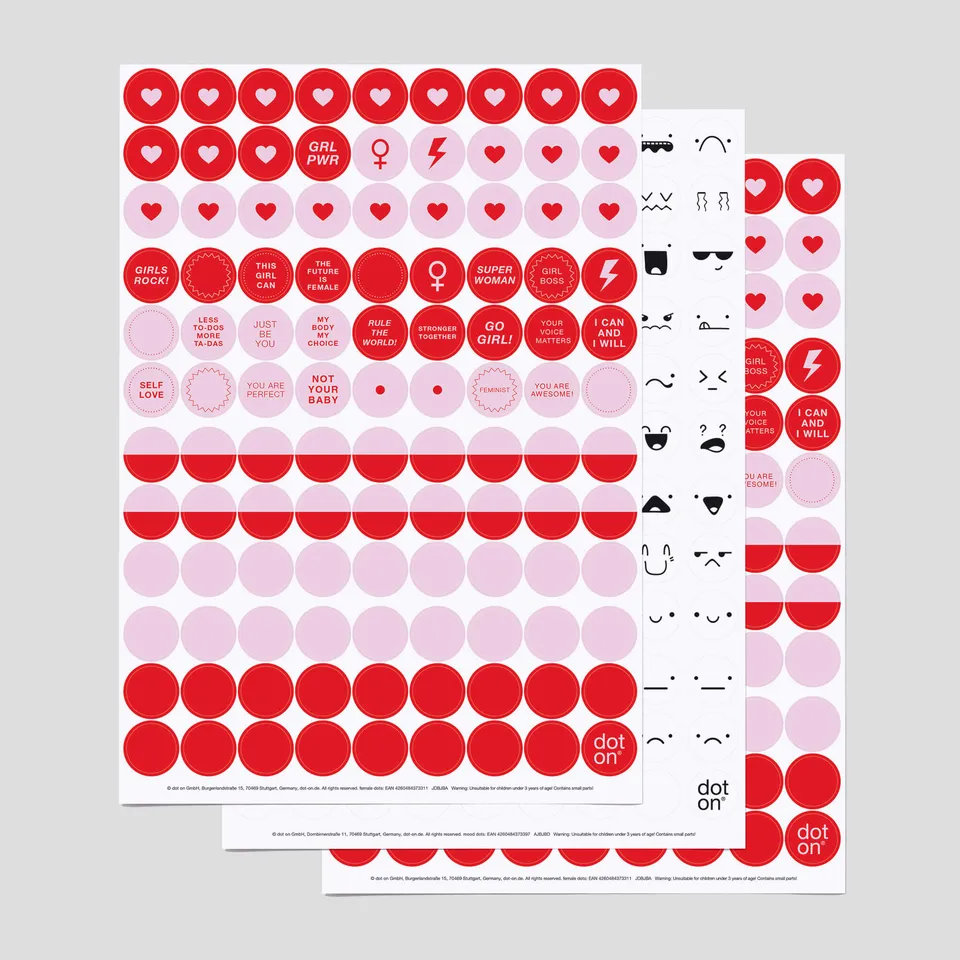 dot-on-feminine-dots-klebepunkte-20-mm-zyklus-3er-set image 1