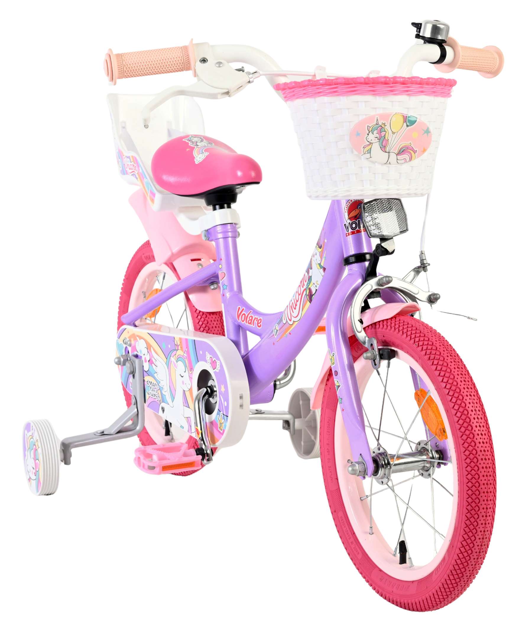 volare-unicorn-14-zoll-kinderfahrrad-lila-st-tzr-der image 5