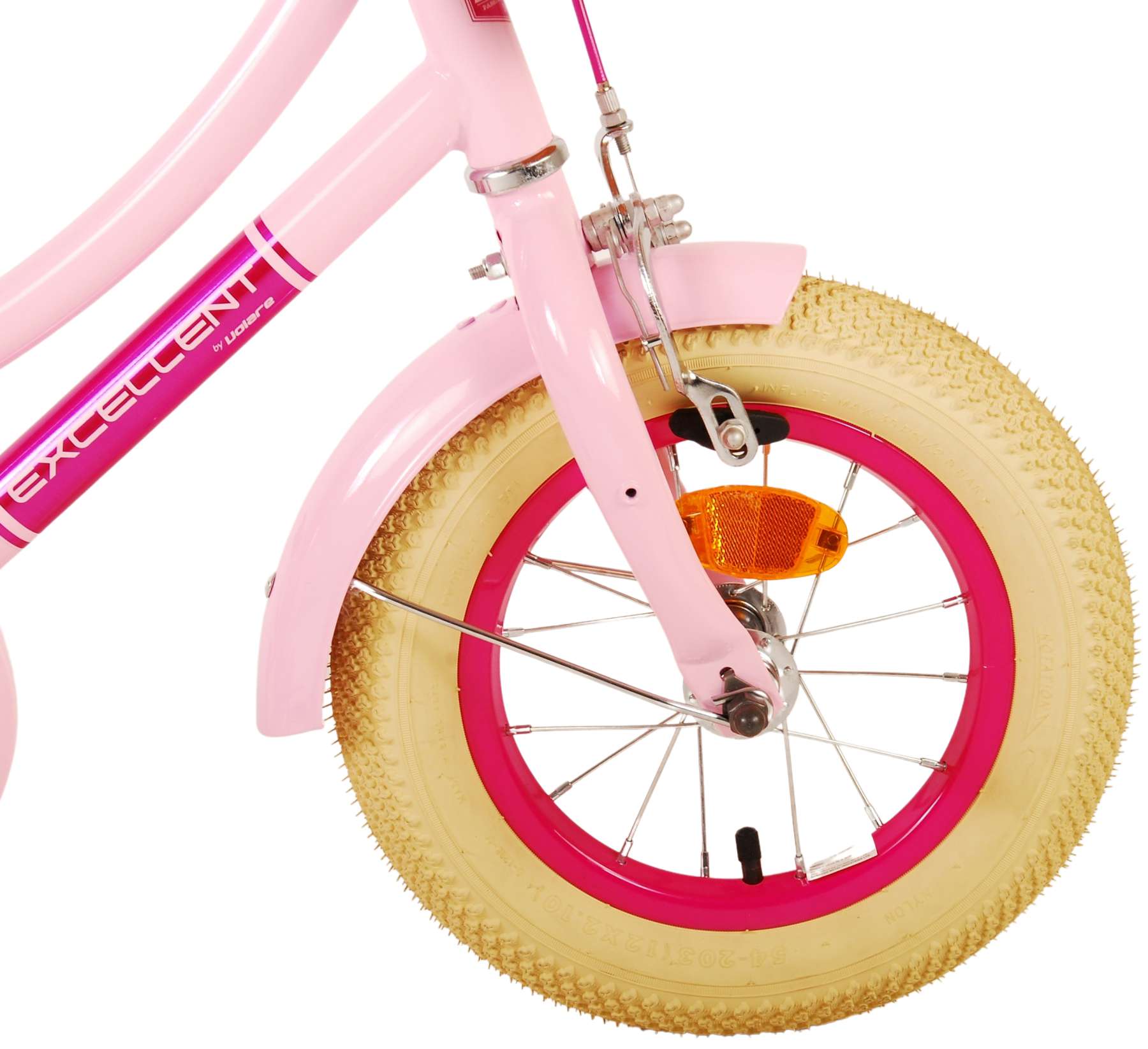 volare-excellent-12-zoll-kinderfahrrad-rosa-m-dchen-outlet image 5