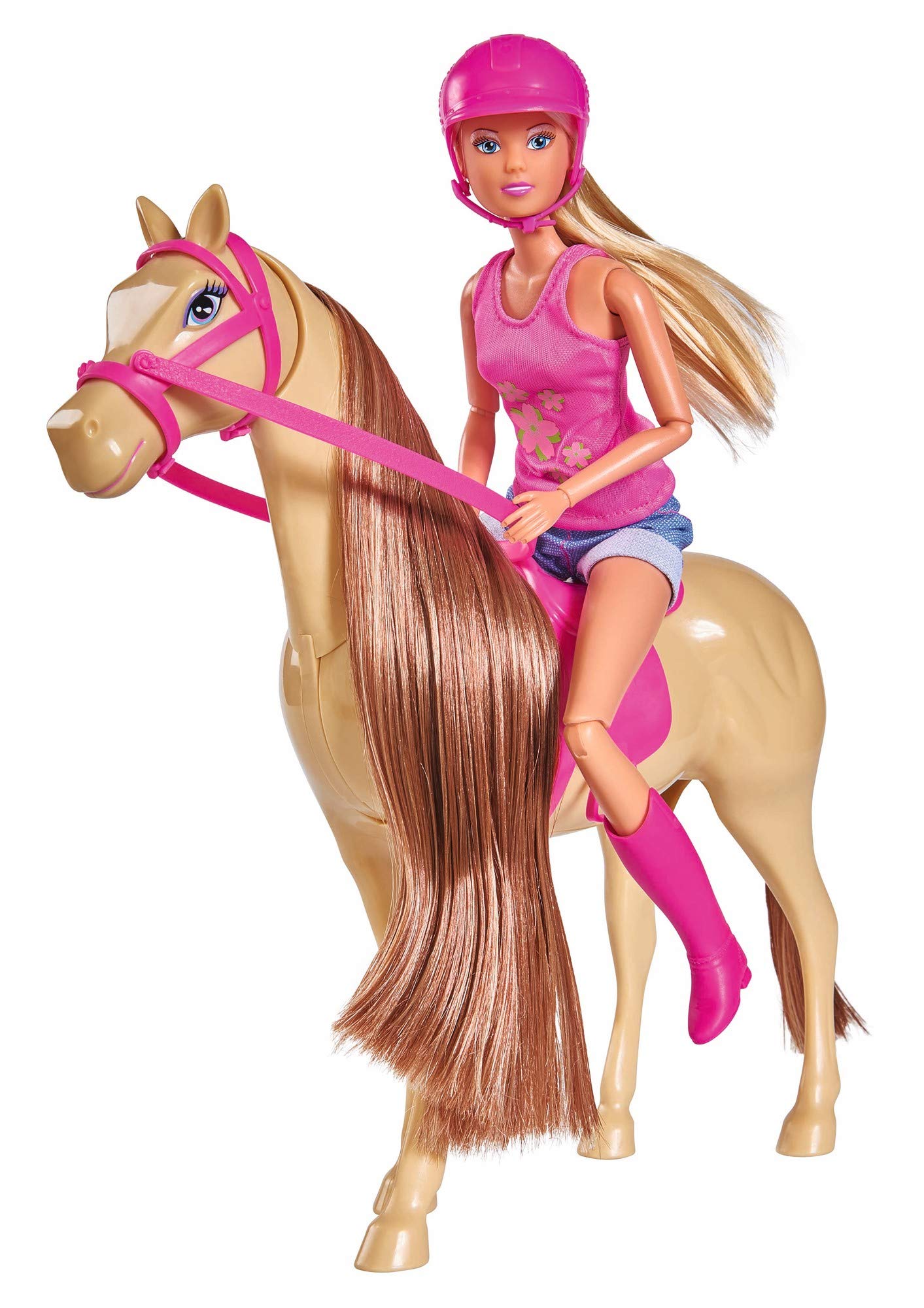 simba-steffi-love-lovely-horse-reiterin-29cm-mit-pferd image 3
