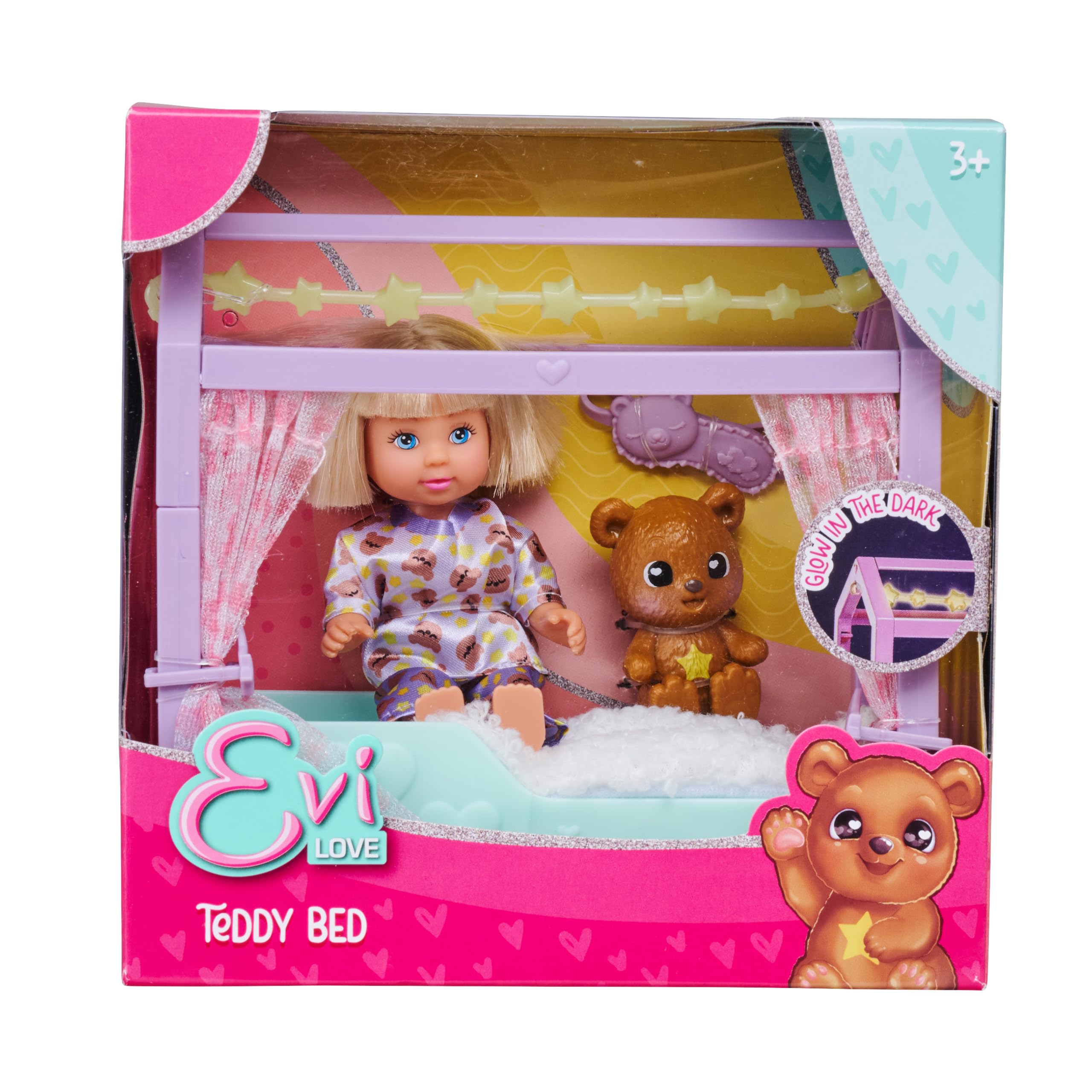 simba-evi-love-teddy-bed-spielpuppe-12cm-mit-bett-glow-in-dark image 6