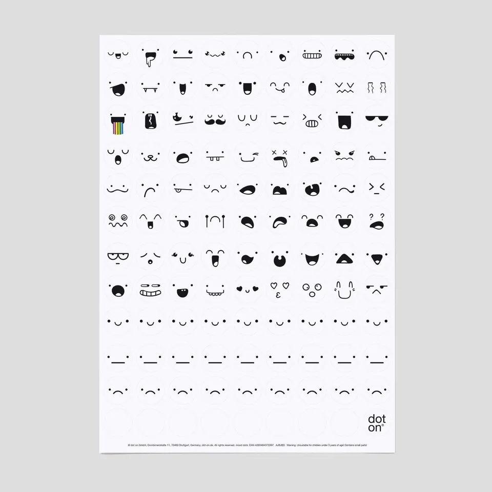 dot-on-klebepunkte-mood-dots-sticker-20-mm-107-st-ck image 1