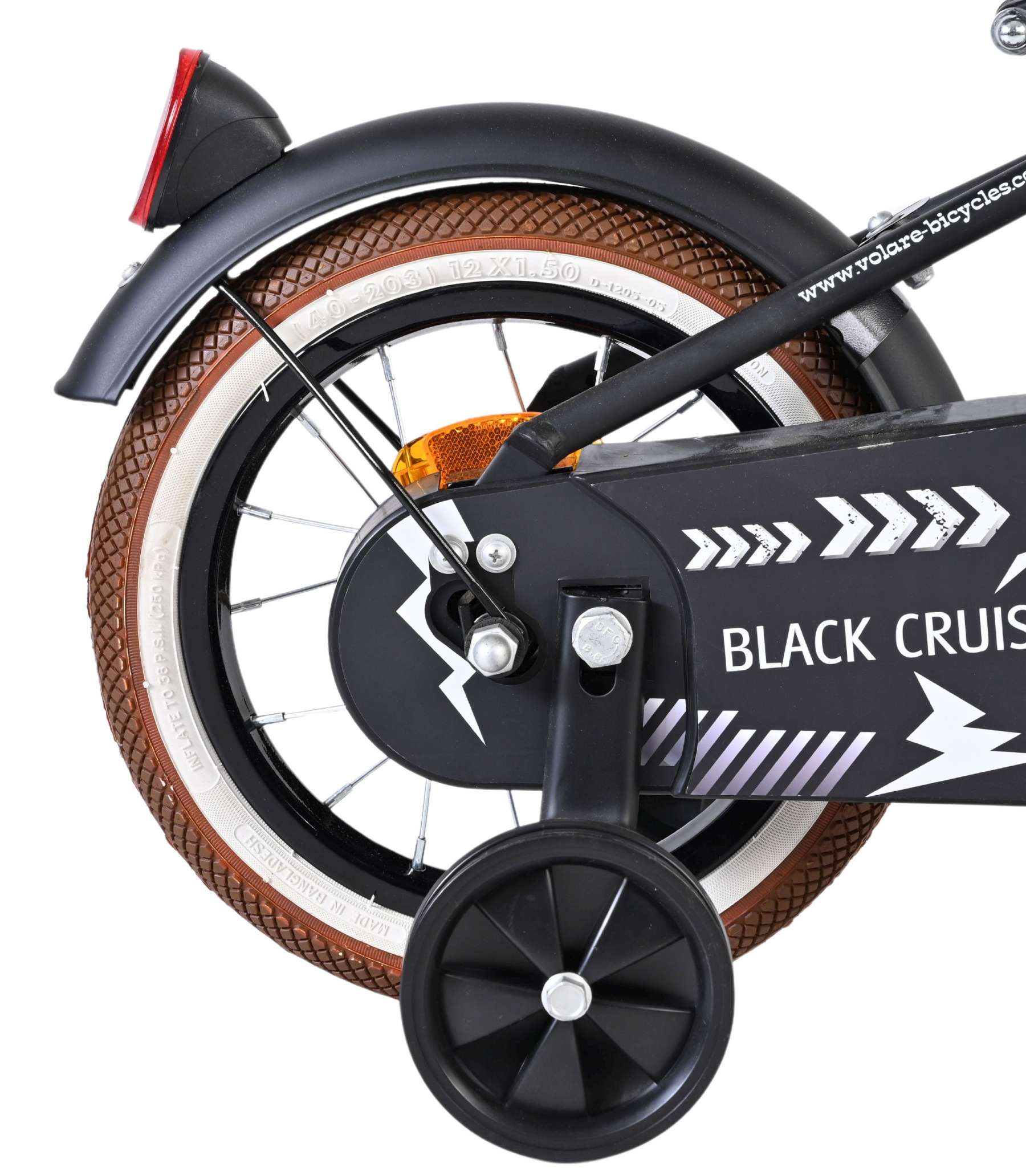 volare-black-cruiser-jungenfahrrad-12-zoll-schwarz-st-tzr-der image 2