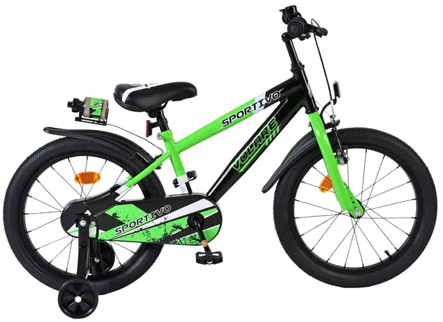volare-sportivo-18-zoll-kinderfahrrad-gr-n-schwarz-jungen image 1