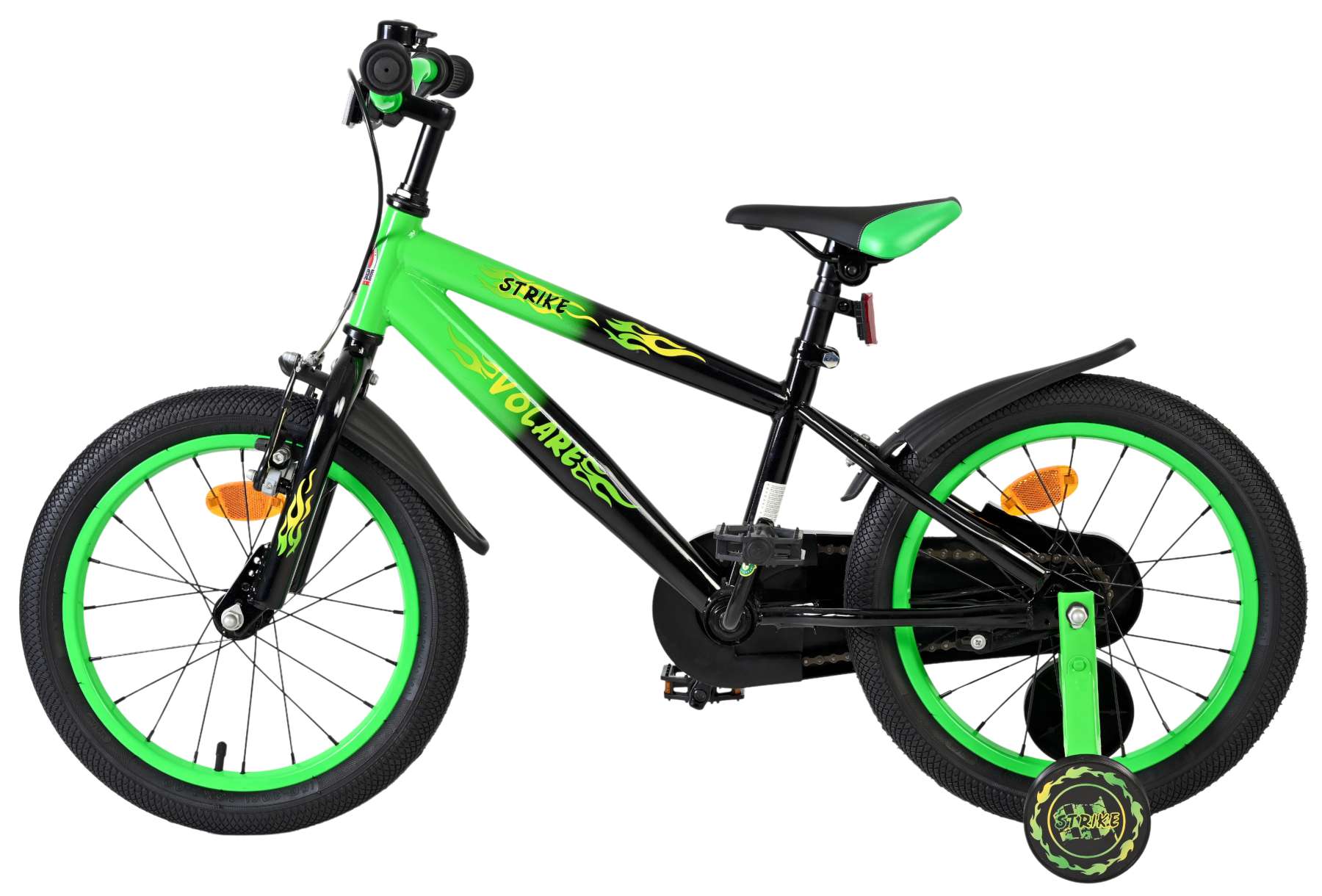 volare-strike-16-zoll-kinderfahrrad-jungen-gr-n-st-tzr-der image 7