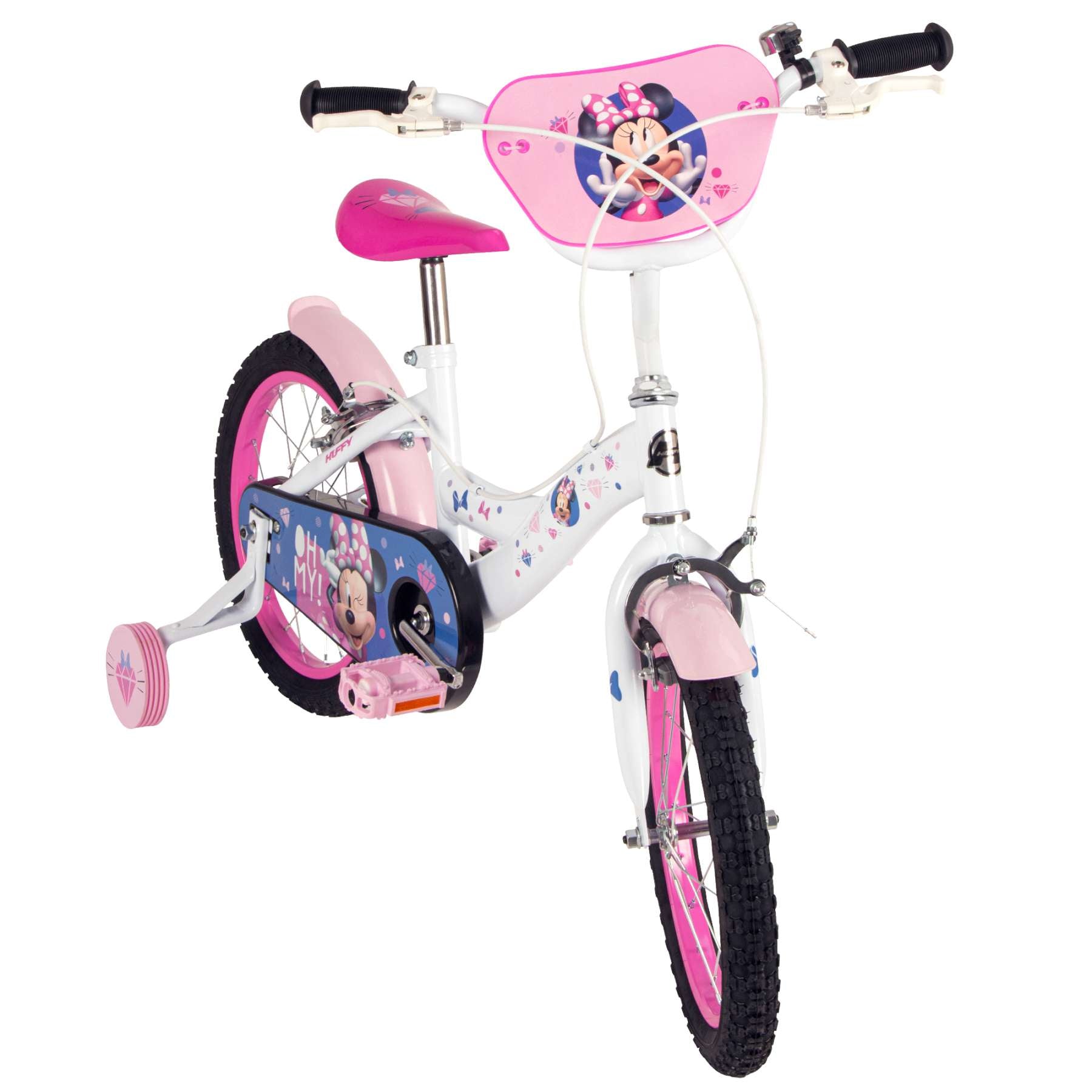 disney-minnie-kinderfahrrad-16-zoll-wei-rosa-handbremse image 8