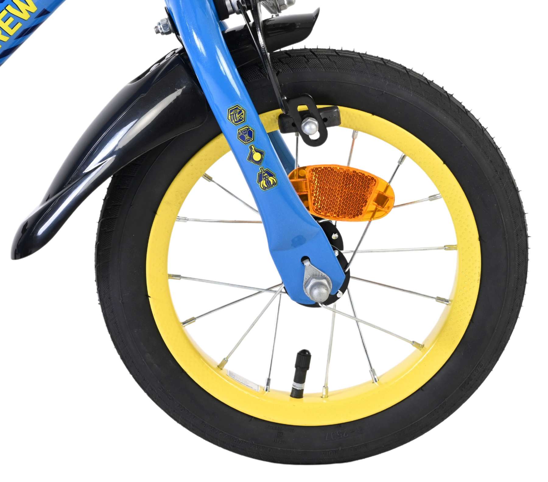 volare-rubble-crew-kinderfahrrad-12-zoll-blau-handbremsen image 3