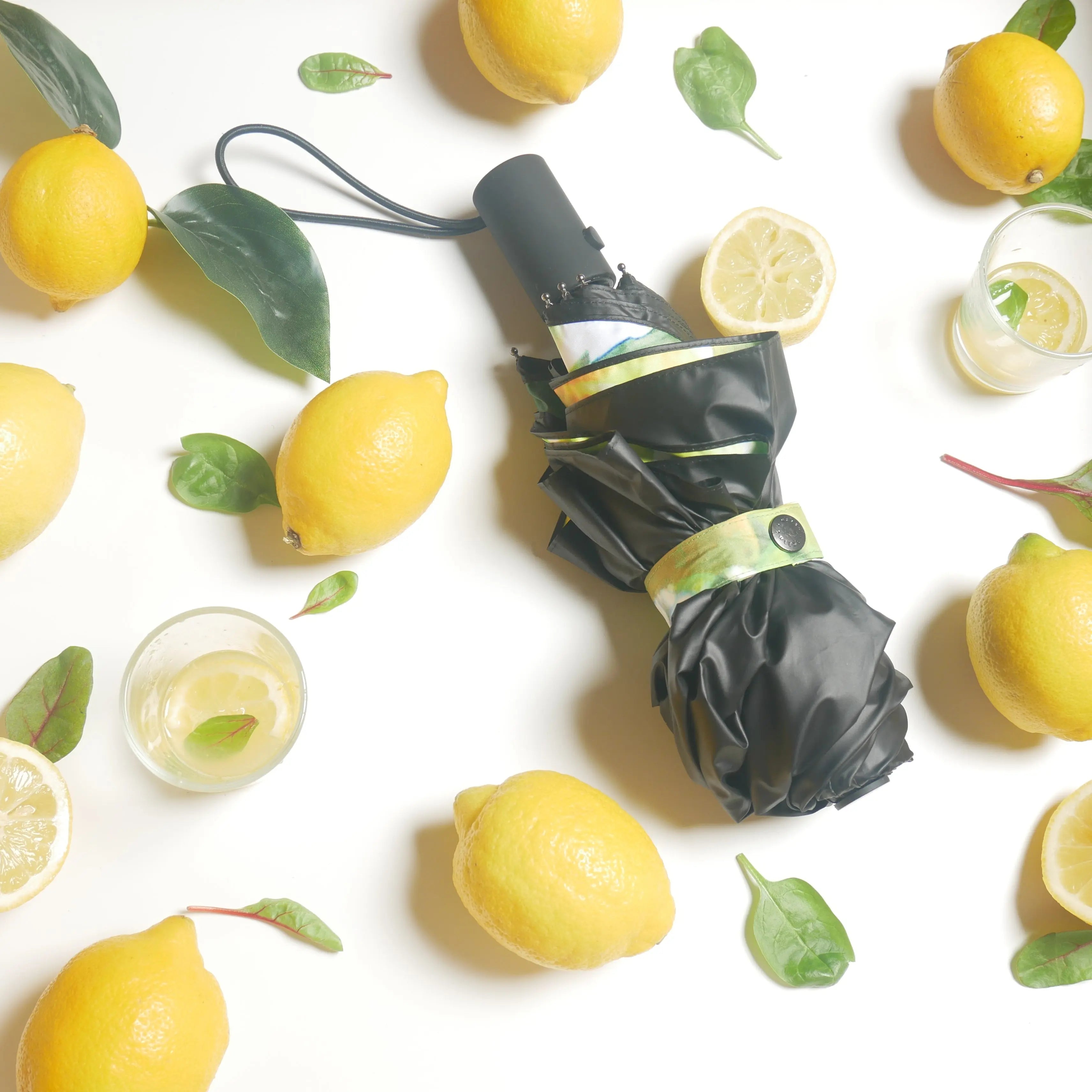 happysweeds-the-original-lemon-taschenschirm-automatisch-upf50 image 2