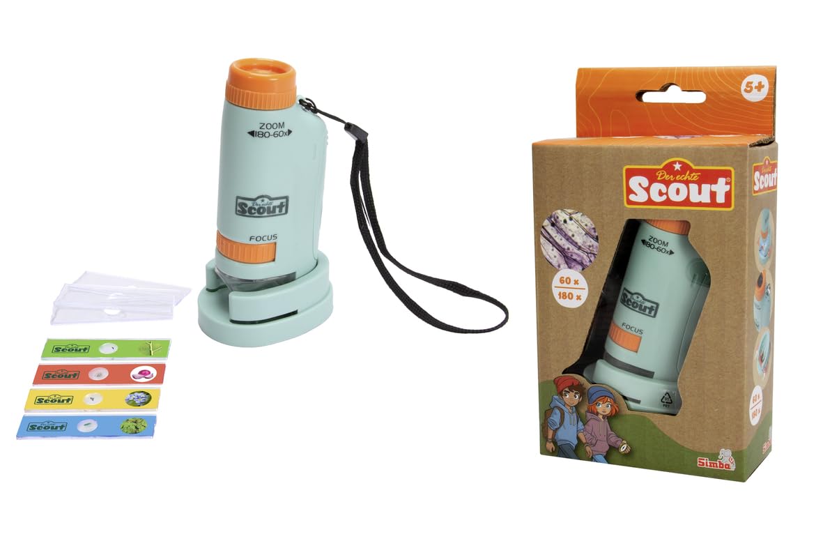 simba-scout-taschenmikroskop-11-cm-kindermikroskop-60-180x-licht image 1