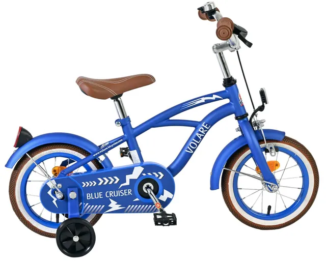 volare-blue-cruiser-12-zoll-kinderfahrrad-blau-r-cktritt image 1