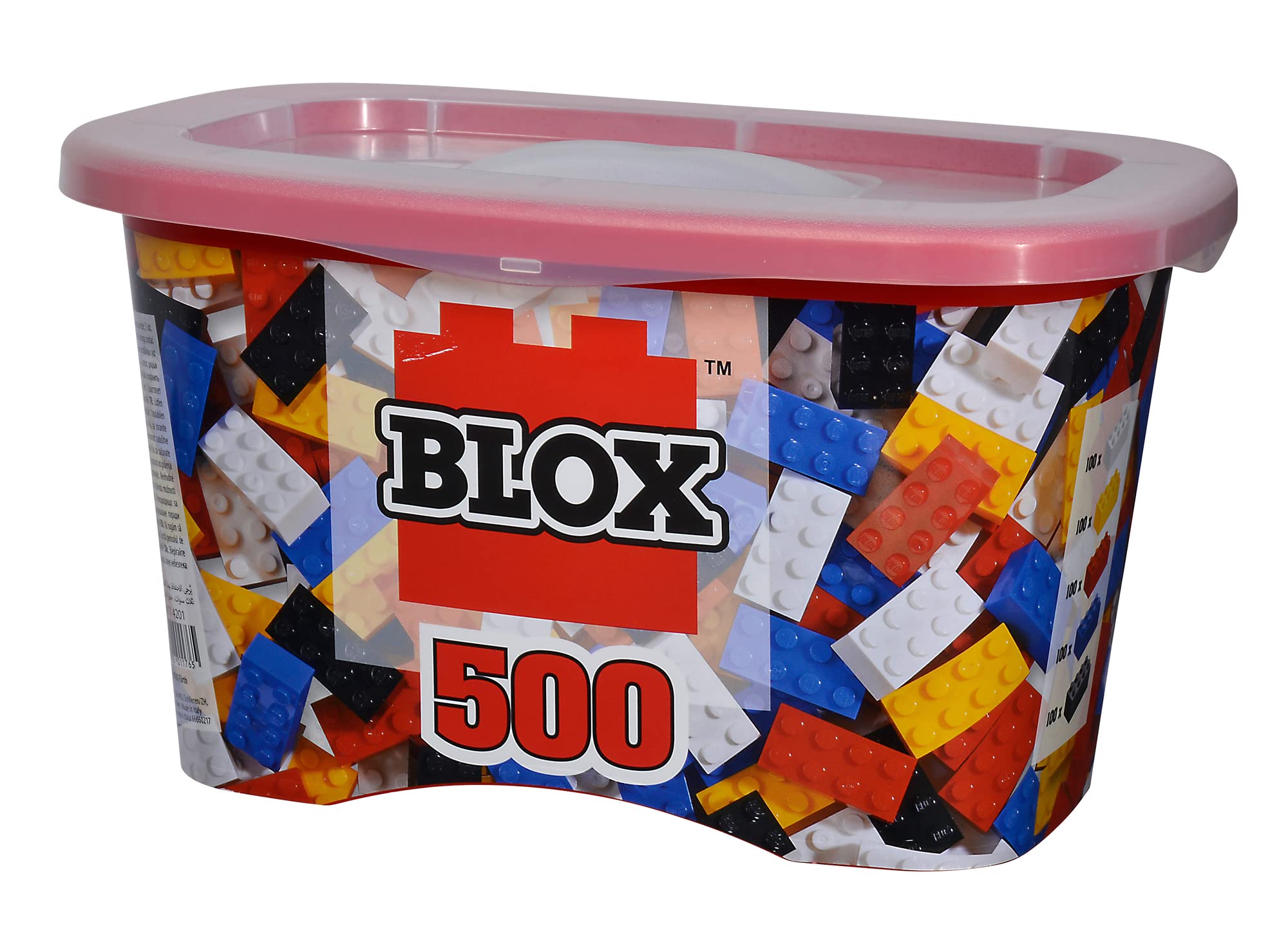 simba-blox-container-500-bausteine-eimer-5-farben-ab-4-jahren image 2