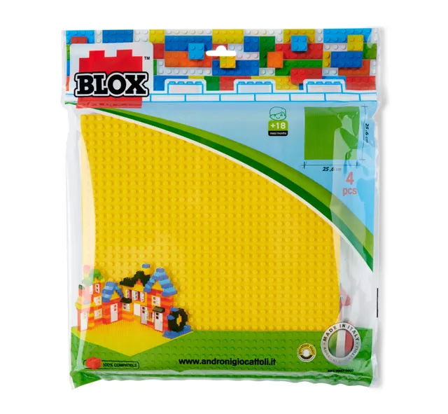 simba-blox-bauplatte-4er-set-25x25-cm-grundplatte-bunt image 1