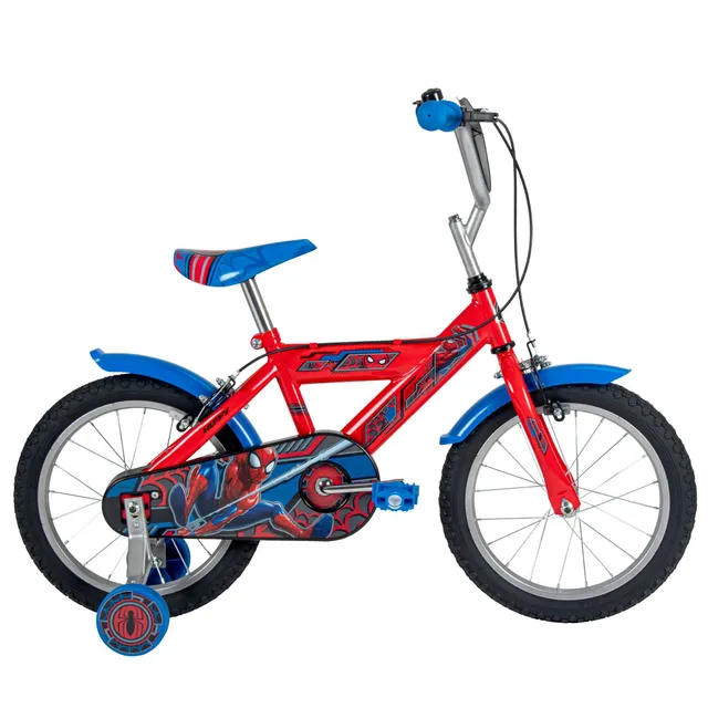 spider-man-16-zoll-kinderfahrrad-rot-jungen-handbremse image 1