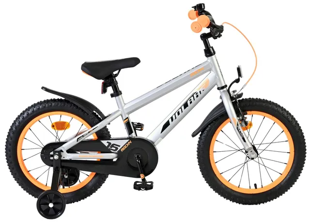 volare-rocky-16-zoll-kinderfahrrad-grau-orange-r-cktrittbremse image 1