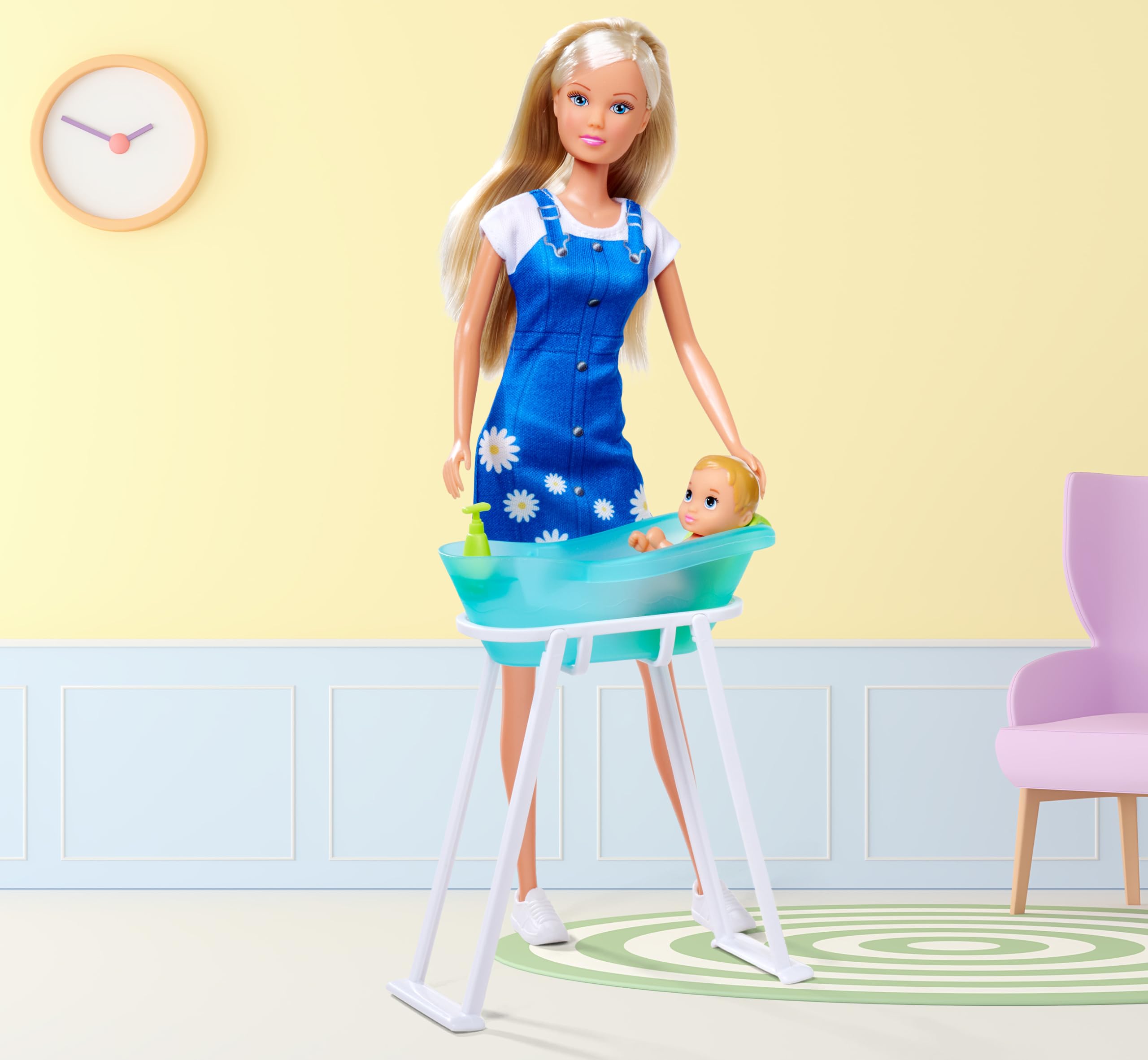 simba-steffi-love-baby-bath-spielpuppe-29-cm-mit-badewanne image 4