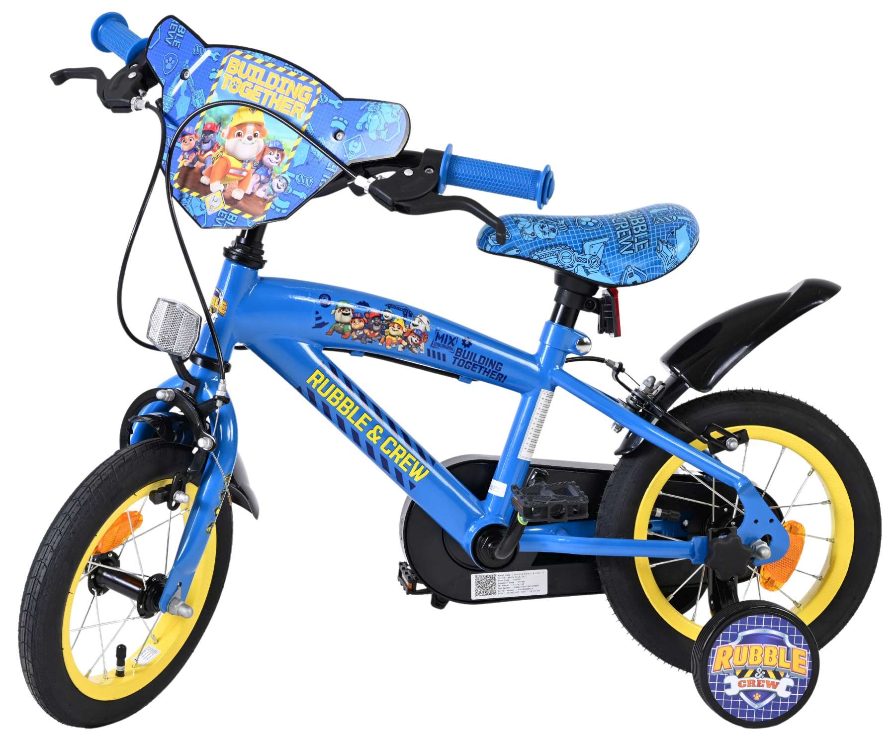 volare-rubble-crew-kinderfahrrad-12-zoll-blau-handbremsen image 8