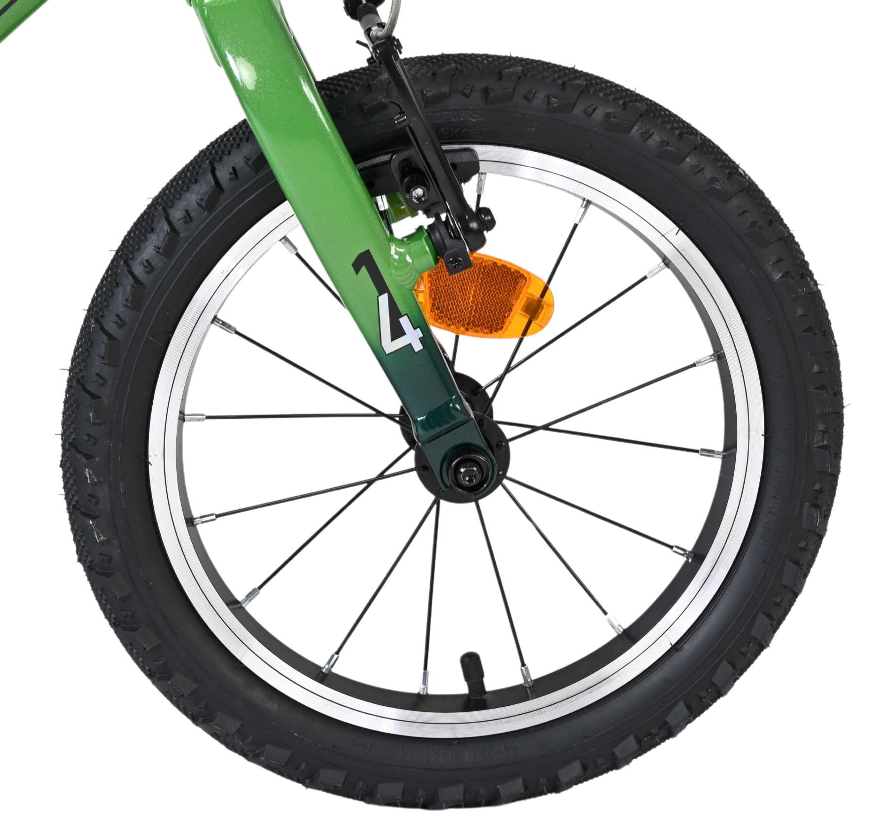 volare-venom-14-zoll-kinderfahrrad-gr-n-alu-mit-handbremsen image 3